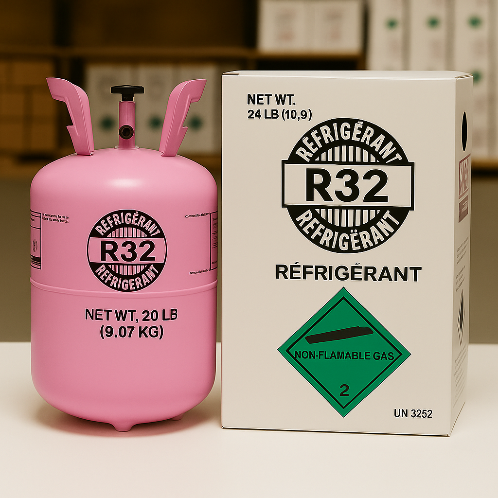 R-32 Réfrigérant - Bouteille de 20 lb (9,07 kg)